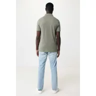   Tricou polo unisex, 2509E17258, iqoniq, 65x43x0.5 cm, Bumbac, Verde heather, XXS