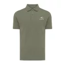 Tricou polo unisex, 2509E17258, iqoniq, 65x43x0.5 cm, Bumbac, Verde heather, XXS