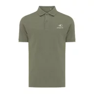   Tricou polo unisex, 2509E17258, iqoniq, 65x43x0.5 cm, Bumbac, Verde heather, XXS