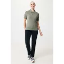 Tricou polo unisex, 2509E17258, iqoniq, 65x43x0.5 cm, Bumbac, Verde heather, XXS