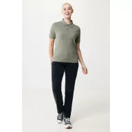   Tricou polo unisex, 2509E17258, iqoniq, 65x43x0.5 cm, Bumbac, Verde heather, XXS