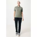 Tricou polo unisex, 2509E17258, iqoniq, 65x43x0.5 cm, Bumbac, Verde heather, XXS