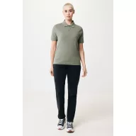   Tricou polo unisex, 2509E17258, iqoniq, 65x43x0.5 cm, Bumbac, Verde heather, XXS