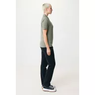   Tricou polo unisex, 2509E17258, iqoniq, 65x43x0.5 cm, Bumbac, Verde heather, XXS
