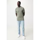 Tricou polo unisex, 2509E17258, iqoniq, 65x43x0.5 cm, Bumbac, Verde heather, XXS
