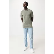   Tricou polo unisex, 2509E17258, iqoniq, 65x43x0.5 cm, Bumbac, Verde heather, XXS
