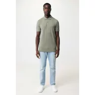   Tricou polo unisex, 2509E17258, iqoniq, 65x43x0.5 cm, Bumbac, Verde heather, XXS