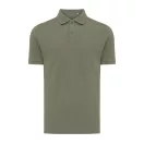 Tricou cu maneca scurta, Polo, Casual, Unisex, iqoniq, 2410E19667, Bumbac, Gri heather, 3XL