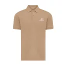 Tricou polo unisex, 2509E17257, iqoniq, 65x43x0.5 cm, Bumbac, Maro heather, XXS