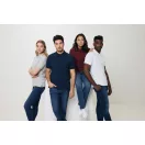 Tricou cu maneca scurta, Polo, Casual, Unisex, iqoniq, 2410E19679, Bumbac, Crem natur, S