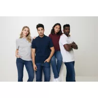   Tricou cu maneca scurta, Polo, Casual, Unisex, iqoniq, 2410E19681, Bumbac, Crem natur, XS