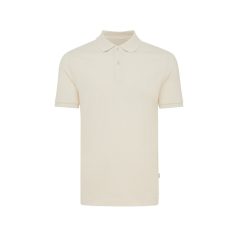   Tricou cu maneca scurta, Polo, Casual, Unisex, iqoniq, 2410E19683, Bumbac, Crem natur, XXS