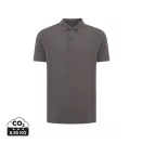 Tricou polo, Unisex, 2502E10498, iqoniq, Bumbac, Gri antracit, L