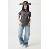   Tricou polo, Unisex, 2502E10498, iqoniq, Bumbac, Gri antracit, L