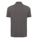 Tricou polo, Unisex, 2502E10499, iqoniq, Bumbac, Gri antracit, M