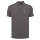Tricou polo, Unisex, 2502E10502, iqoniq, Bumbac, Gri antracit, XS