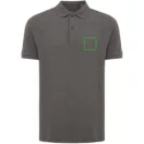 Tricou polo, Unisex, 2502E10503, iqoniq, Bumbac, Gri antracit, XXL