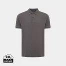 Tricou polo, Unisex, 2502E10505, iqoniq, Bumbac, Gri antracit, 3XL