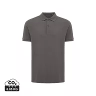   Tricou polo, Unisex, 2502E10505, iqoniq, Bumbac, Gri antracit, 3XL