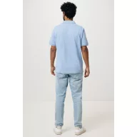  Tricou polo, Unisex, 2502E10532, iqoniq, Bumbac, Albastru sky, L