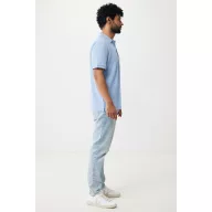   Tricou polo, Unisex, 2502E10533, iqoniq, Bumbac, Albastru sky, M
