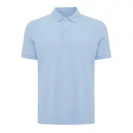   Tricou polo, Unisex, 2502E10536, iqoniq, Bumbac, Albastru sky, XS