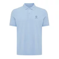   Tricou polo, Unisex, 2502E10537, iqoniq, Bumbac, Albastru sky, XXL