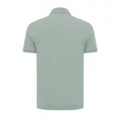 Tricou cu maneca scurta, Polo, Casual, Unisex, iqoniq, 2410E19673, Bumbac, Verde ice, XL
