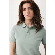   Tricou polo unisex, 2509E17259, iqoniq, 65x43x0.5 cm, Bumbac, Verde ice, XXS