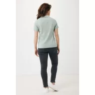   Tricou polo unisex, 2509E17259, iqoniq, 65x43x0.5 cm, Bumbac, Verde ice, XXS