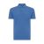 Tricou cu maneca scurta, Polo, Casual, Unisex, iqoniq, 2410E19641, Bumbac, Albastru heather, 4XL