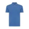Tricou cu maneca scurta, Polo, Casual, Unisex, iqoniq, 2410E19641, Bumbac, Albastru heather, 4XL
