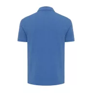   Tricou cu maneca scurta, Polo, Casual, Unisex, iqoniq, 2410E19644, Bumbac, Albastru heather, M
