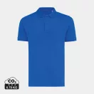 Tricou Polo, Unisex, maneca scurta, iqoniq, 2401E13464, Bumbac, Albastru royal, M