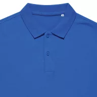  Tricou Polo, Unisex, maneca scurta, iqoniq, 2401E13466, Bumbac, Albastru royal, XL