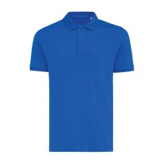   Tricou Polo, Unisex, maneca scurta, iqoniq, 2401E13468, Bumbac, Albastru royal, XXL