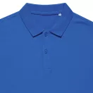 Tricou Polo, Unisex, maneca scurta, iqoniq, 2401E13468, Bumbac, Albastru royal, XXL
