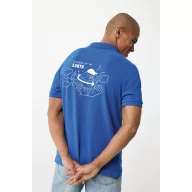   Tricou polo, Unisex, 2502E10531, iqoniq, Bumbac, Albastru royal, XXS