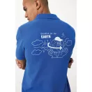 Tricou polo, Unisex, 2502E10531, iqoniq, Bumbac, Albastru royal, XXS