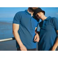   Tricou polo, Unisex, 2502E10531, iqoniq, Bumbac, Albastru royal, XXS