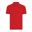 Tricou Polo, Unisex, maneca scurta, iqoniq, 2401E13470, Bumbac, Rosu, 4XL