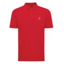 Tricou polo unisex, 2509E17260, iqoniq, 65x43x0.5 cm, Bumbac, Rosu, XXS
