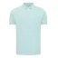 Tricou polo, Unisex, 2502E10514, iqoniq, Bumbac, Albastru mint, L