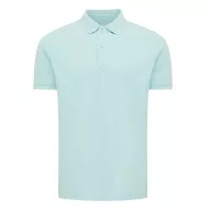   Tricou polo, Unisex, 2502E10517, iqoniq, Bumbac, Albastru mint, XL