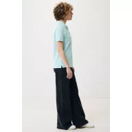   Tricou polo, Unisex, 2502E10518, iqoniq, Bumbac, Albastru mint, XS