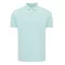 Tricou polo, Unisex, 2502E10520, iqoniq, Bumbac, Albastru mint, XXS