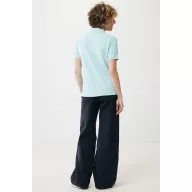   Tricou polo, Unisex, 2502E10521, iqoniq, Bumbac, Albastru mint, 3XL