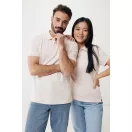 Tricou polo, Unisex, 2502E10506, iqoniq, Bumbac, Roz cloud, L