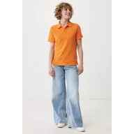   Tricou polo, Unisex, 2502E10528, iqoniq, Bumbac, Portocaliu, XXL