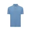 Tricou polo cu maneca scurta, iqoniq, 2610E17209, Unisex, Bumbac, Albastru Moon, L
